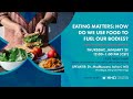 HHCI Webinars – Eating Matters: How Do We Use Food to Fuel Our Bodies?