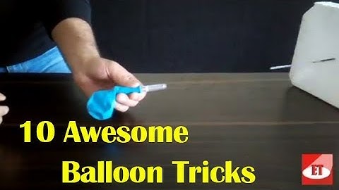 10 Awesome Balloon Tricks | Best Life Hacks