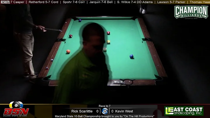 Rick Scarlatlo vs Kevin West : Maryland State 10-B...