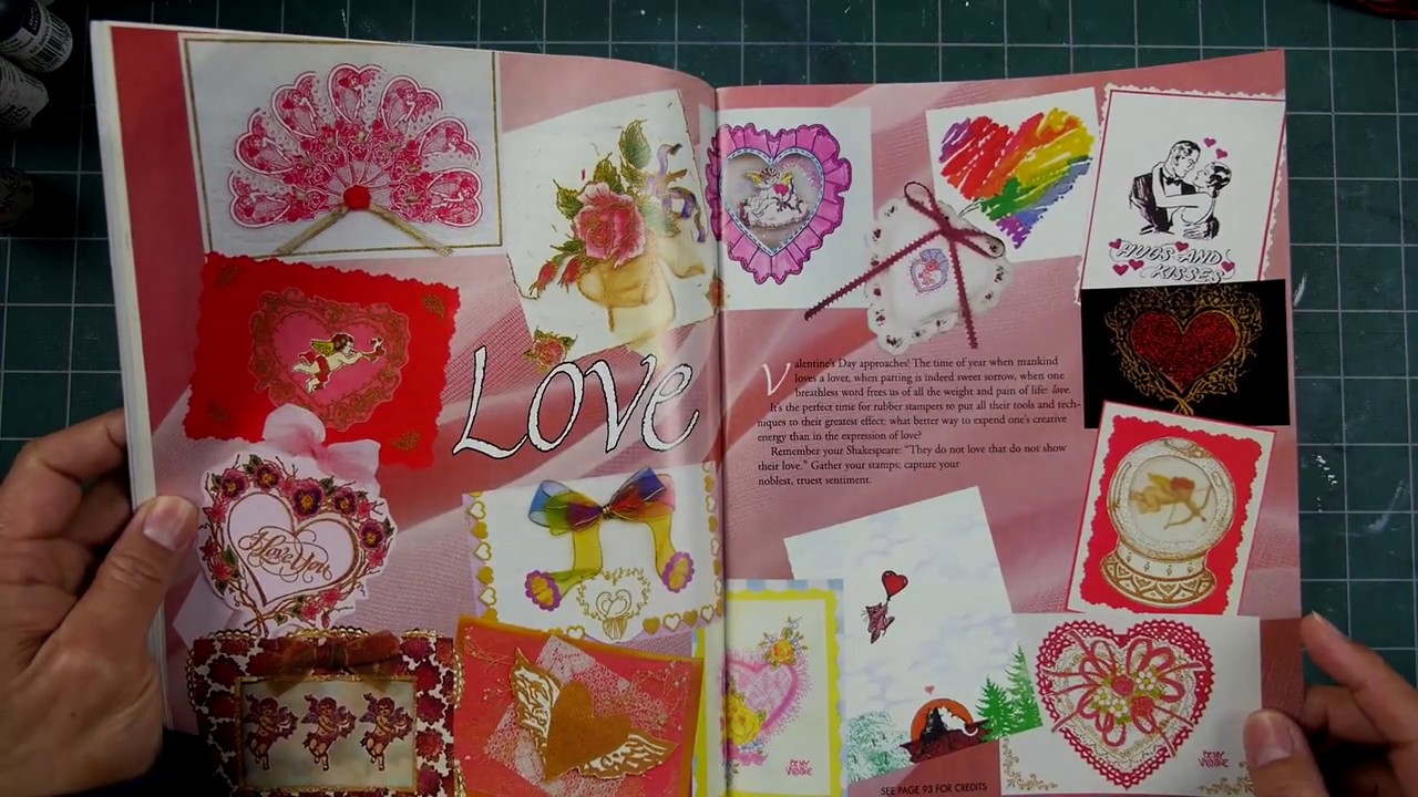 Stampscapes Show-and-Tell: Rubber Stamper Magazine premiere issue 1997