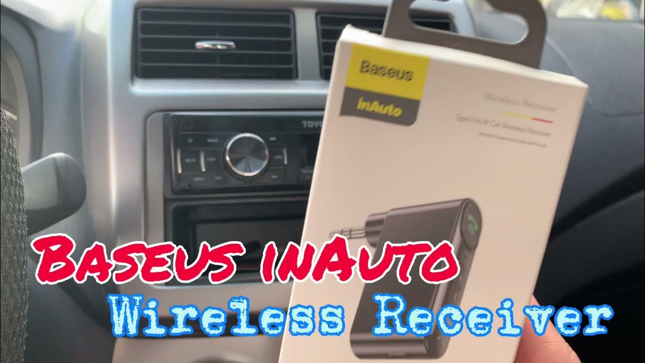 Baseus Car Aux Bluetooth Adapter Wireless Review. #caraccessories #shopee 