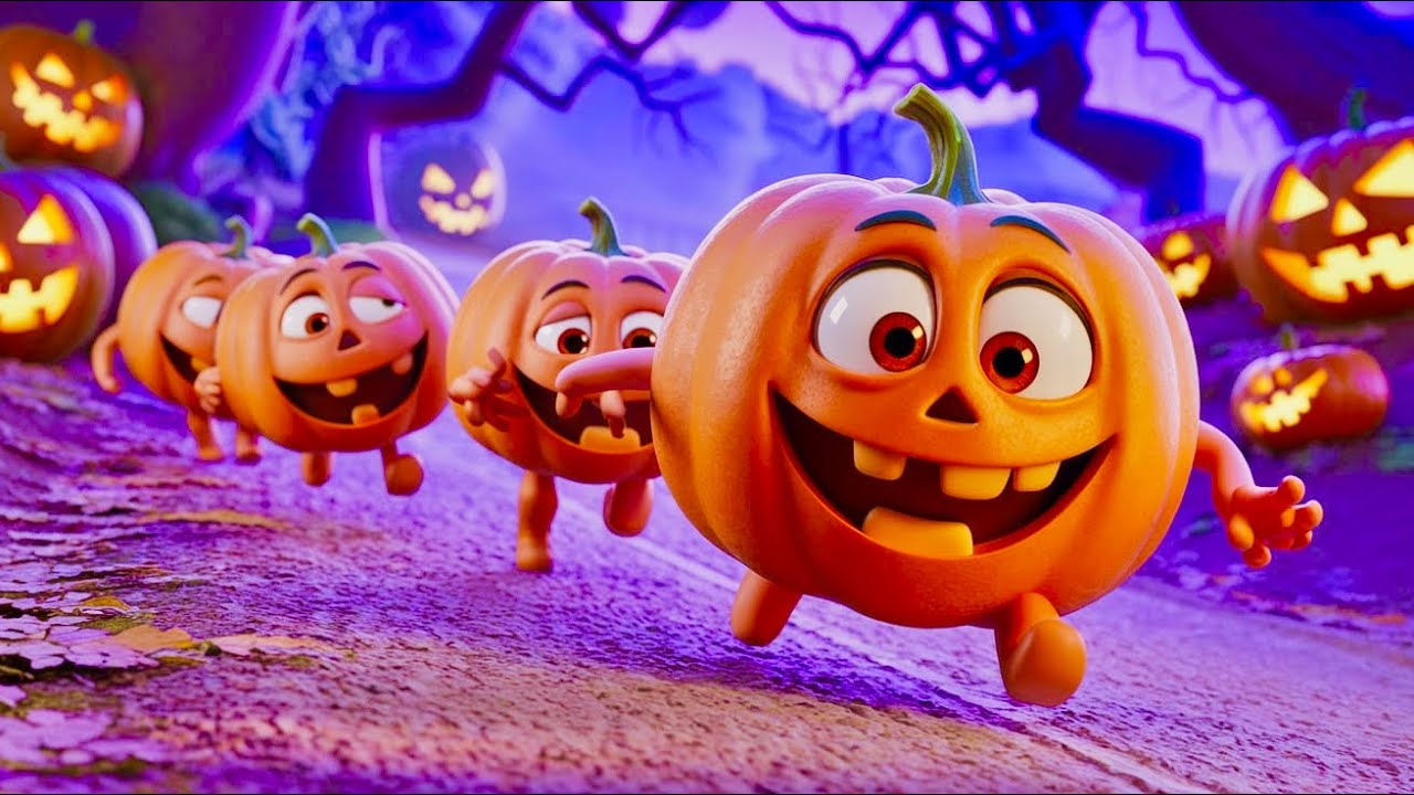 Five Little Pumpkins Halloween Song |Spooky Nursery Rhyme & Lyrics for ...