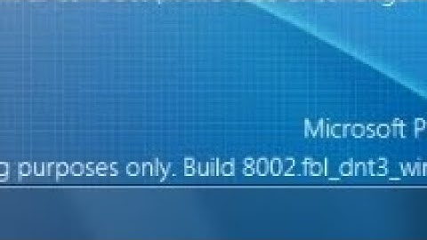 Windows 8 build 8002 installation and demonstration