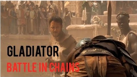 Gladiator fight scene in Chains, full fight, Gladiator 2000, Maximus