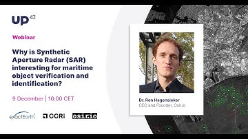 Why Is SAR Interesting for Maritime Object Verification and Identification? | Webinar