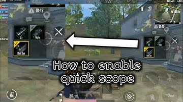 How to enable quick scope in pubg lite/ pubg lite scope setting pubg lite quick scope