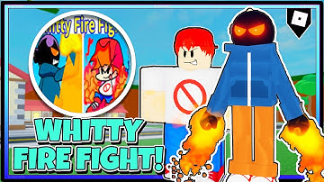 How to get WHITTY FIRE FIGHT BADGE in FNF & Mod Animations | ROBLOX