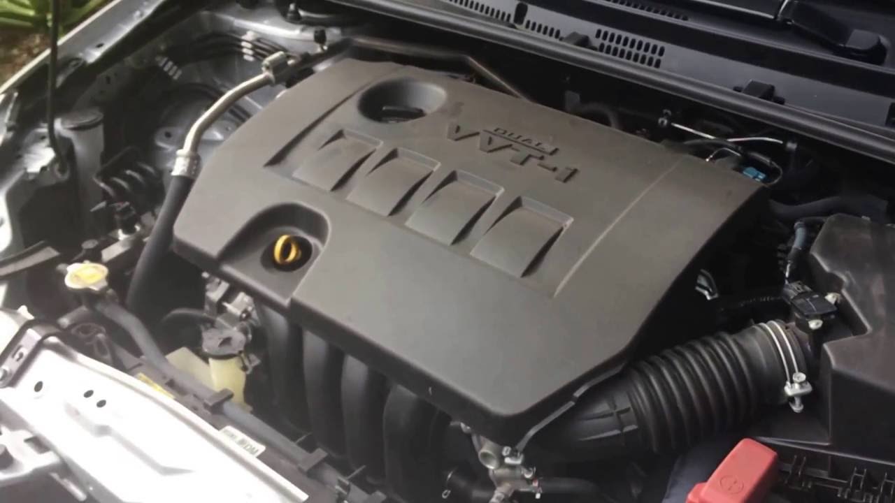 Toyota Corolla 2015 LE mostrando su motor y partes internas - YouTube