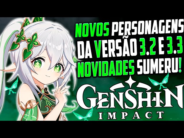 A Versão 3.2 de Genshin Impact Chega no dia 2 de Novembro