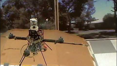 Demonstration of autonomous navigation using wide-field integration of optic flow