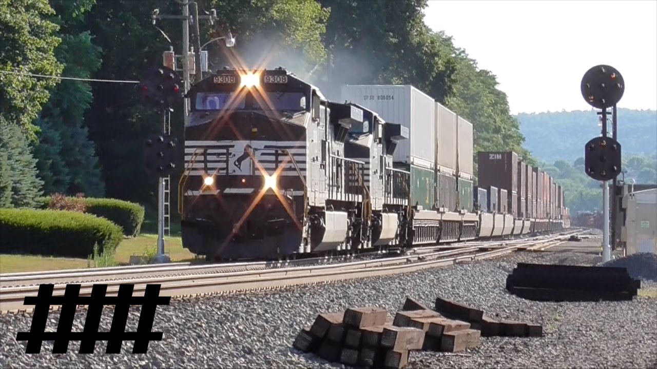 Norfolk Southern Trains At Lewistown Station With Prr Signals Youtube Norfolk Southern Trains At Lewistown Station With Prr Signals Youtube