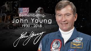 Tribute to John Young - NASAs longest-serving astronaut, January 6, 2018.