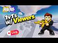 🔴 LIVE Roblox Rivals Ranked Grinding + 1v1’s w/ Viewers!