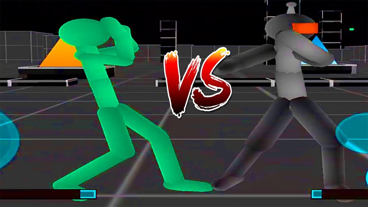 3D Stickman Fight Animation - Stick Figure Fighting Warrior 