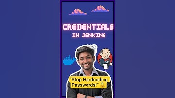 Jenkins Credentials Manager uitgelegd in 40 seconden 🔐 #devopstools #jenkins