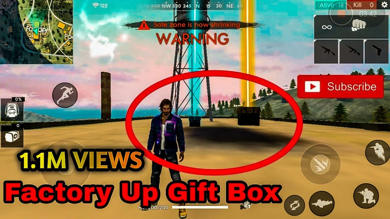 Free Fire Factory Up Gift Box Youtube