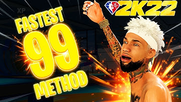 FASTEST 99 OVERALL METHOD IN NBA 2K22! HIT 99 OVERALL IN 1 DAY! GLITCHY METHOD!