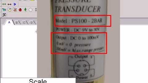 How to Connect a 100mV Output Pressure Transducer on the dataTaker DT500