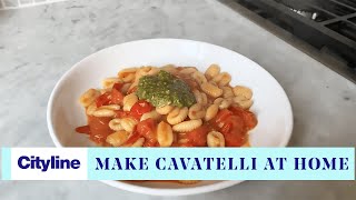 How to make homemade cavatelli without any equipment