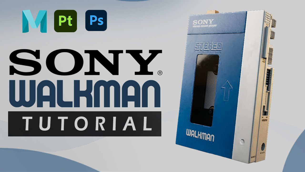 Walkman Animation 3D Sony Walkman in Maya Coming #3d #animation #tutorial #art #youtube # ...