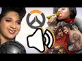 playing overwatch but doing ASMR in the teamchat