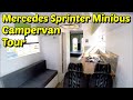 Completed Mercedes Sprinter Minibus Campervan Conversion Tour