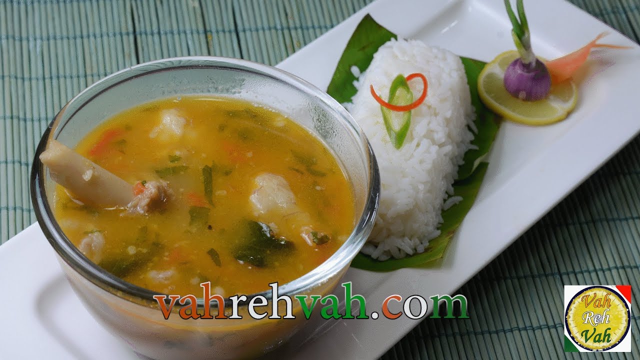 Mutton Bones Rasam - By VahChef @ VahRehVah.com - YouTube
