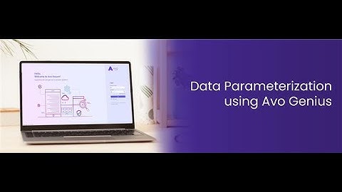 Data Parameterization using Avo Genius