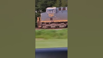 pacing I144 with the CSX Seaboard Systems heritage unit #csx #csx_trains  #heritageunit