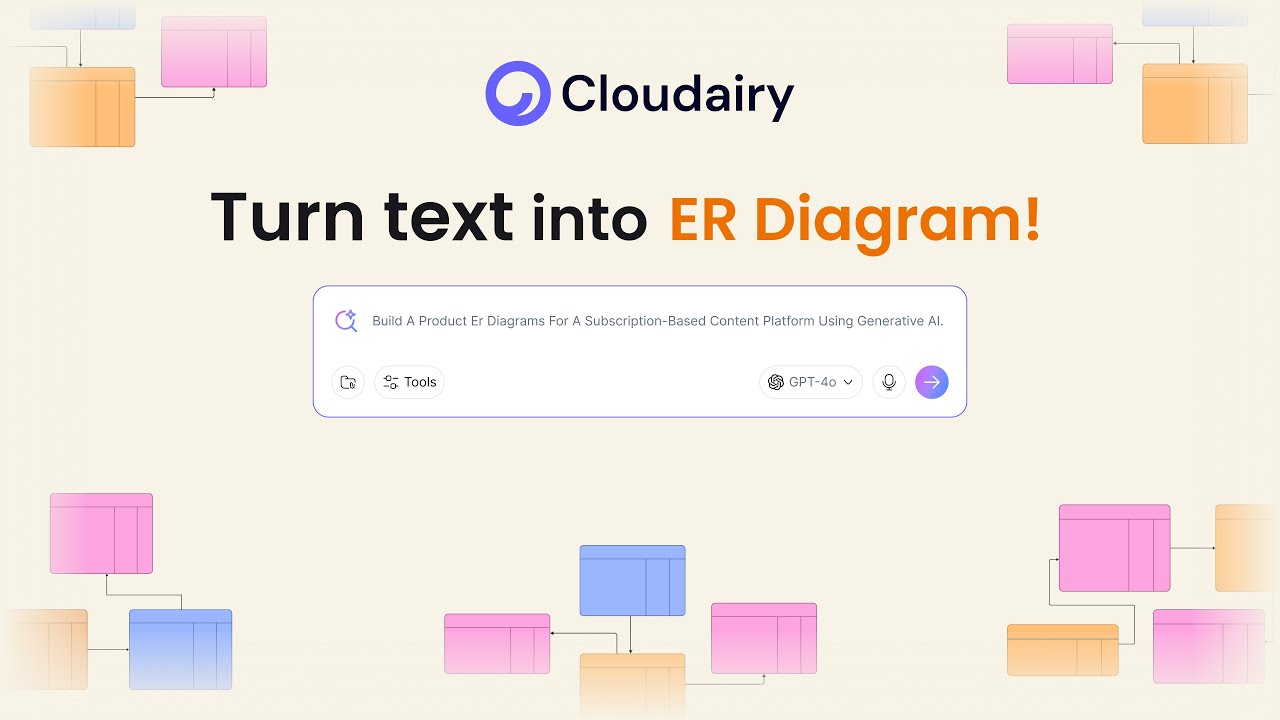 Generate ER Diagrams in Seconds! | Cloudairy AI Tutorial