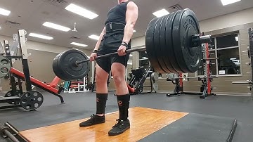 455 lbs (206.4 kg) deadlifts for 3 sets of 3 reps (last set)!