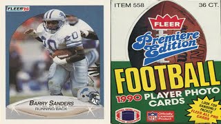 1990 Fleer Football Box Break! Searching For All-Pro Inserts!