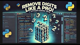 🔥 Remove Digits Like a Pro! | Python Stack Trick 🚀