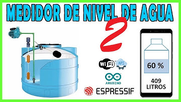 Como hacer un medidor de nivel de agua para cisternas y tinacos WIFI MEJORADO #diy #esp32 #arduino