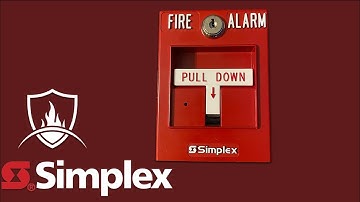 Simplex 4099-9004 Pull Station Fire Alarm Test