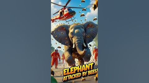 Curious Elephant Attacked by Thousands of Bees!
