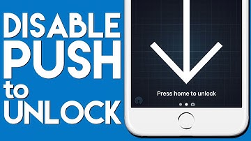 How to Turn Off Push Home to Unlock | iOS Tips
