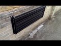 2 Seater Space Saving - Wall Mounted Foldable Metal Garden Seat / Bench 2 Seater Space Saving - Wall Mounted Foldable Metal Garden Seat / Bench