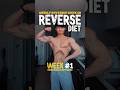 Week 1 of Reverse Diet after my bodybuilding competitions!