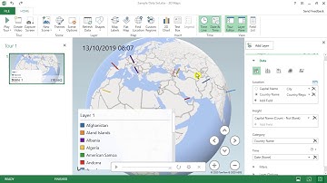 50   Tips and Tricks   Excel 3D maps   Create Video