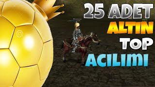 KutYeleLi - 25 Adet Altın Futbol Topu Açılımı