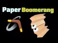 How To Make Paper Boomerang 🪃 || how to make returning Boomerang easily #diy #video @Mandeep_1508 