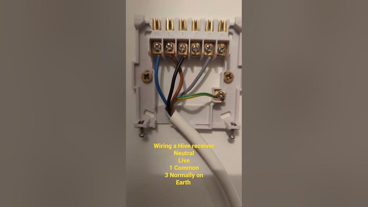 Hive wiring for combi boiler youtube