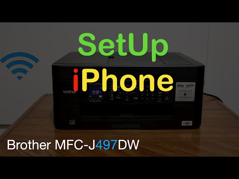 Brother MFC-J497DW SetUp iPhone, Review..