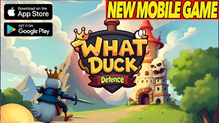 What Duck: Tower Defense - Global Launch Gameplay (iPhone, iOS, Android) - New Offline Mobile Game screenshot 5