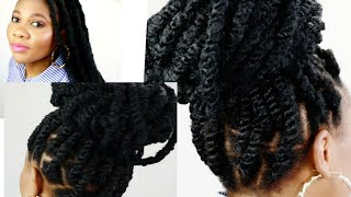 Jumbo afro kinky twist  for beginners( no Rubber band )