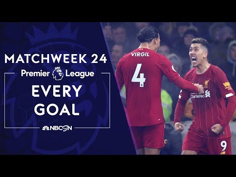 Every goal from Matchweek 24 in the Premier League | NBC Sports