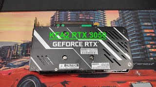 KFA2 GEFORCE RTX 3050 X BLACK распаковка и обзор