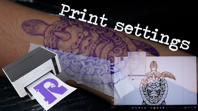 The Best Stencil Transfer Solution For a Long Lasting Tattoo Stencil 