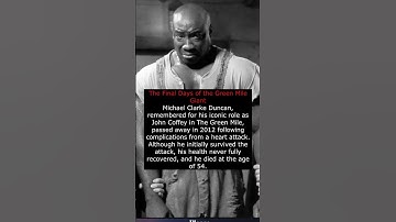 Michael Clarke Duncan – The Final Days of the Green Mile Giant